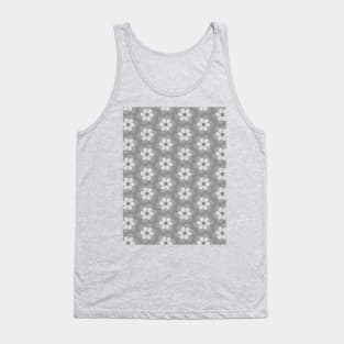 Grey flowy seamless pattern Tank Top